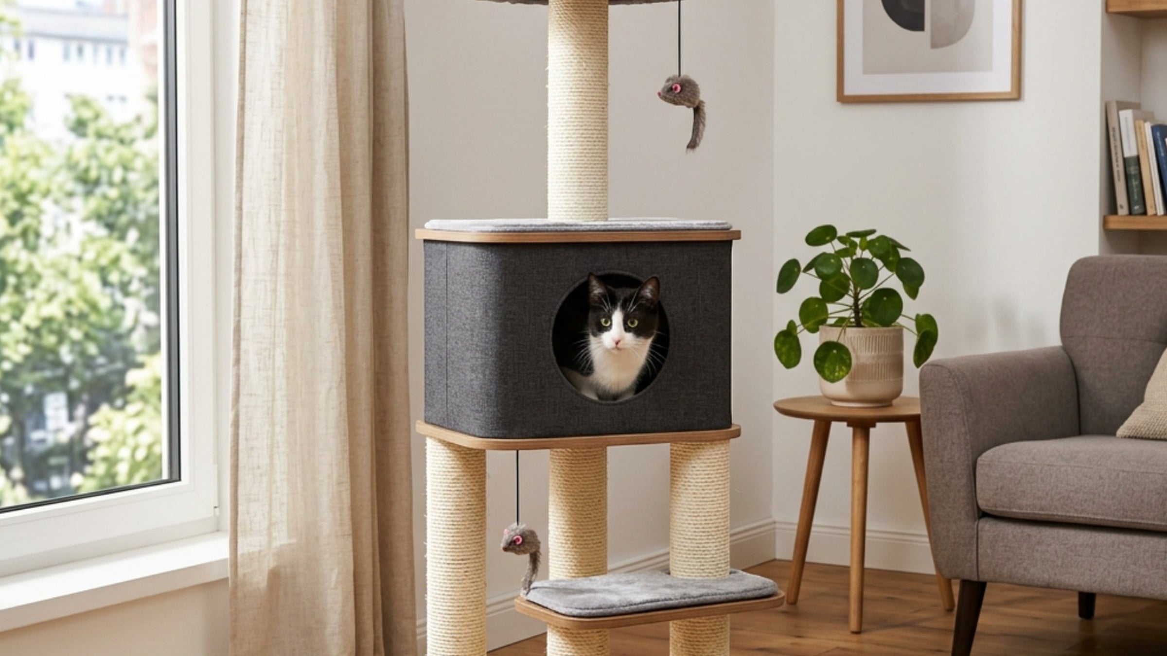 Vibno cat trees and scratching towers